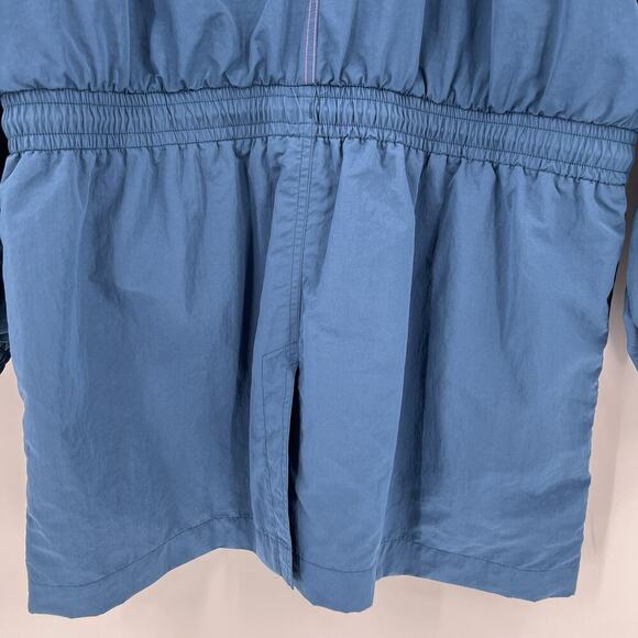 NIKE Pink Blue White Icon Clash Track Windbreaker Jacket Women’s Size Medium - Picture 9 of 11